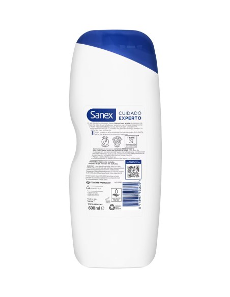 Sanex Gel Natural Germen Trigo 600ml Piel Seca | Drolim.com