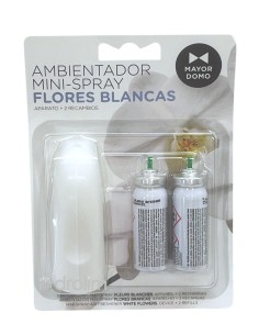 Mayordomo Ambientador Mini Spray 1 Aparato + 2 Recambios