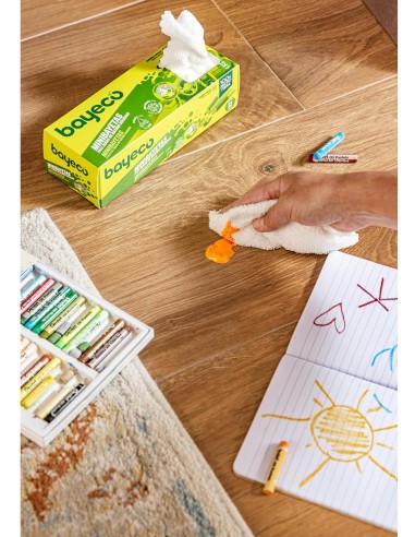 Bayeco Minibayetas Microfibra Set Dispensador 12 Uds (30x30 cm): Limpieza Eficaz