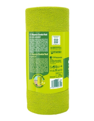 Rollo Bayetas Microfibra Bayeco Cookin Roll 30 Uds 30x22 cm