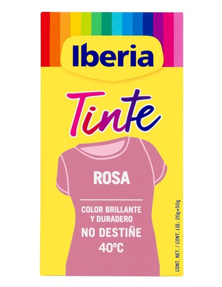 Iberia Tinte para Teñir Prendas Color Rosa | Drolim

Metakeywords: