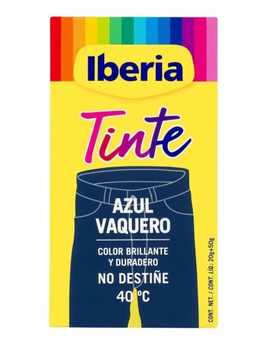 Iberia Tinte para Teñir Prendas Azul Vaquero | Drolim