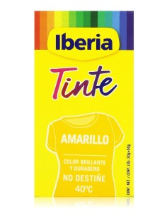 Iberia Tinte para Teñir Prendas Color Amarillo | Drolim