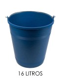CUBO 16 LITROS AZUL ARO METAL - RECICLADO