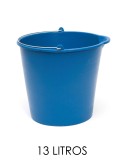 CUBO 13 LITROS AZUL ARO METAL - RECICLADO