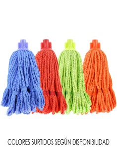 Fregona de microfibra eterna con banda control que no suelta fibras y dura el doble que una convencional
