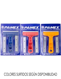 Rascavidrios para vitrocerámica con cuchilla montada y 2 recambios, limpieza sin rayar