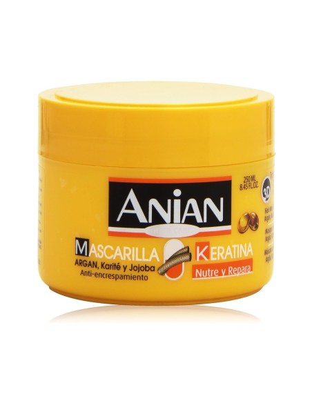 Anian Mascarilla Capilar con Keratina 250 ml para reparar y fortalecer el cabello dañado