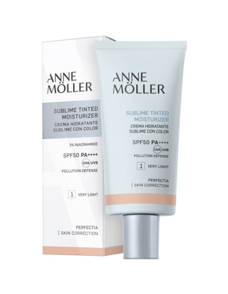Anne Möller Sublime Tinted Crema Hidratante con Color SPF50 Tono 1 Very Light