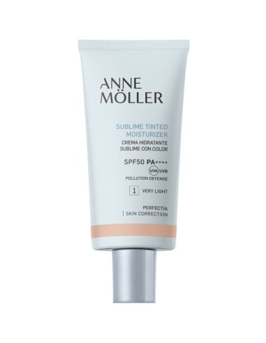 Crema hidratante con color Anne Möller SPF50, tono claro para pieles sensibles