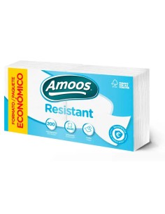 Servilleta Amoos Blanca 30x30 Pack 200 Uds Económico