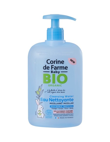 Agua Micelar Bio Corine de Farme 500 ml para piel sensible sin aclarado