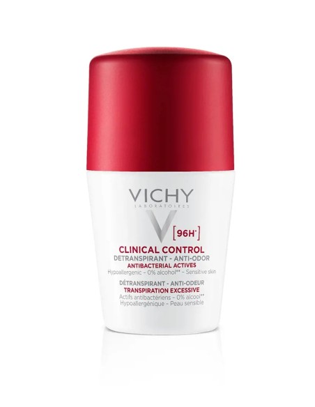 Vichy Desodorante Clinical Control 96H Roll-On 50 ml  Protección prolongada sin alcohol