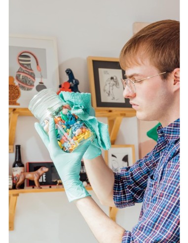 Bayeco Vitaguante, Guantes Ecológicos Biodegradables Talla Media (10 Uds)