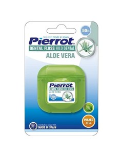 Hilo dental Pierrot con flúor y mentol 50 m para higiene bucal