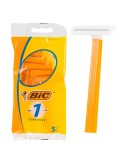BIC MAQUINILLA DESECHABLE DE AFEITAR 5 UDS 1 HOJA SENSIBLE