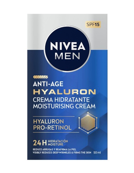 Nivea Men DNAGE Hyaluron 50 ml crema antiedad con ácido hialurónico