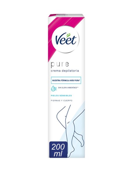 Veet Crema Depilatoria Piel Sensible 200 ml | Suave y eficaz
