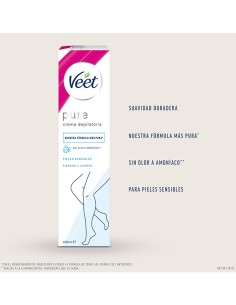 Veet Crema Depilatoria Piel Sensible 200 ml | Suave y eficaz 2