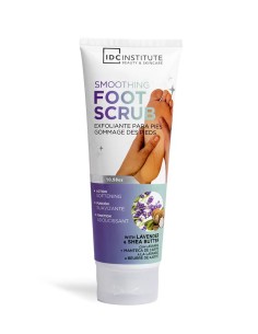 Cuidado para pies secos con exfoliante IDC de lavanda y karité