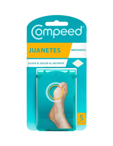 Compeed Juanetes Medianos 5 uds, apósitos para aliviar el dolor