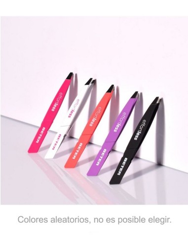 Pinza Effortless 8 cm para depilación de cejas y zonas delicadas