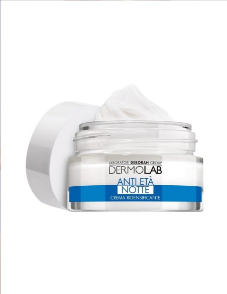 Crema facial noche Dermolab, combate arrugas y nutre piel madura.