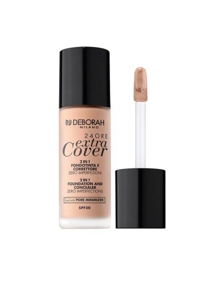DEBORAH Maquillaje y Corrector 2en1 Extra Cover Beige - 24 Horas