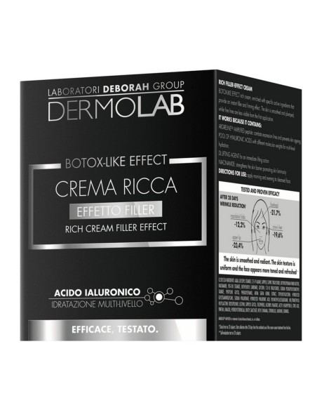 Crema Dermolab con Efecto Botox, acción lifting y rejuvenecedora.