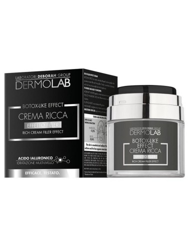 Dermolab Crema Facial Efecto Botox, reduce arrugas y reafirma la piel.