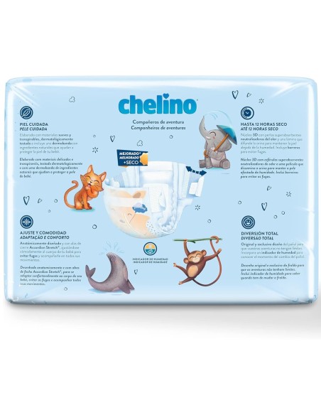 Chelino Pañal Talla 3 36 uds, protección y suavidad para el cuidado diario.