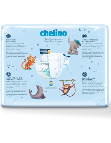 Chelino Pañal Talla 5 30 uds, protección eficaz y suavidad para el bebé.