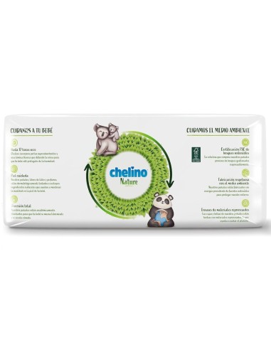 Chelino Nature Talla 1 28 uds, pañales naturales para bebés de 2-5 kg.