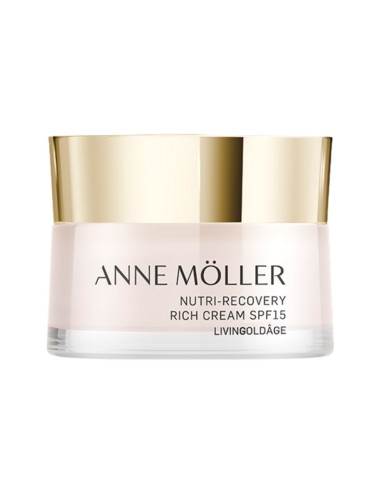 Crema rica ANNE MOLLER Livingoldage SPF15 para piel madura y redensificación