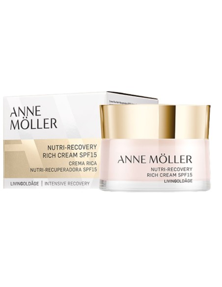 Tratamiento facial ANNE MOLLER Livingoldage 50 ml con Goji y protección solar