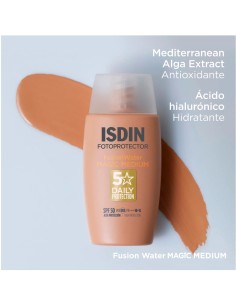 ISDIN Fusion Water MAGIC Color Medio SPF50 50 ml protector facial 2