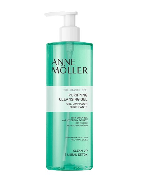 Anne Möller gel limpiador facial purificante 400ml espuma suave