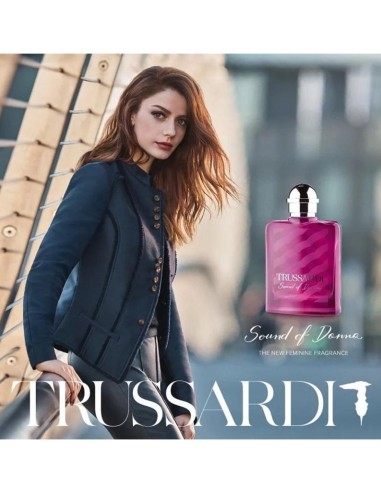 Eau de Parfum Trussardi Sound of Donna 100 ml elegante y sofisticado