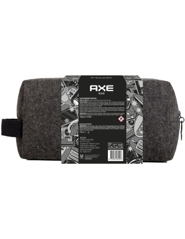Pack regalo AXE Black: colonia, desodorante y neceser con fragancia fresca y elegante.