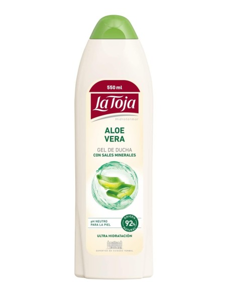 La Toja Gel de Baño 550 ml con Aloe Vera, hidratación y suavidad para tu piel.