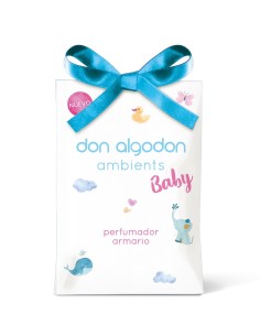 Ambientador Armario Baby Don Algodón, aroma suave y natural para el armario del bebé.