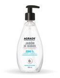 AGRADO JABON DE MANOS LIQUIDO ZERO 0% DOSIF. 500ML