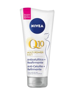 Nivea Q10+: Crema Anticelulítica Reafirmante 5 en 1, Efecto Multi Power, 200 ml