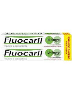 Fluocaril Bi-Fluoré Duplo 2x125?ml, protección anticaries con doble flúor.