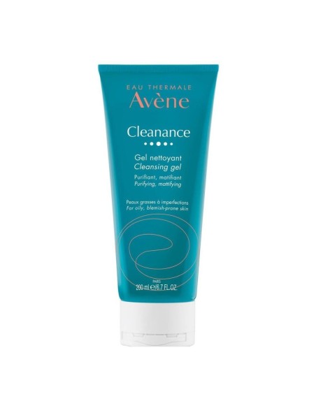 Avène Cleanance Gel Limpiador 200?ml, ideal para piel grasa o con tendencia acneica.

