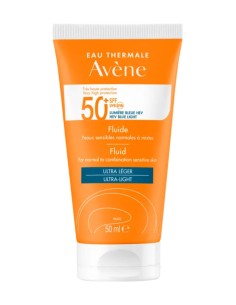 Avène Fluido Facial SPF 50+ 50?ml, protección solar para piel sensible. 2