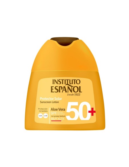 Loción solar Instituto SPF50+ con aloe vera 100 ml para proteger e hidratar la piel