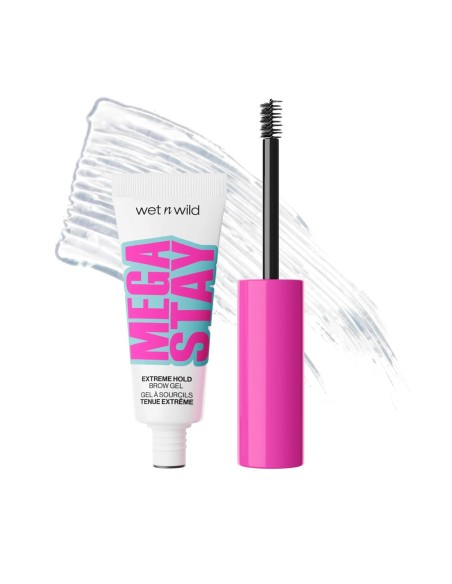 Wet n Wild Mega Stay Gel Fijador de Cejas Transparente, acabado natural sin residuos