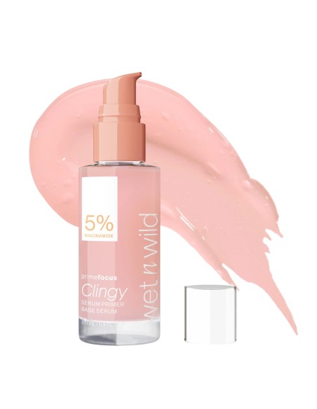 Prebase en suero Prime Focus de Wet n Wild con textura ligera y efecto fijador
