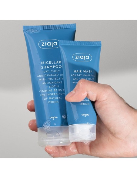 Ziaja Mascarilla Capilar 100 ml para cabello seco, rizado o dañado